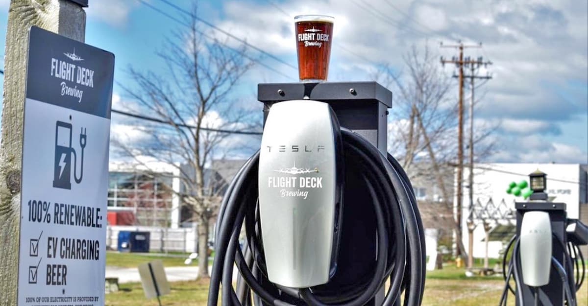 A Jolt of Hospitality: Breweries See Benefits in Offering EV Chargers